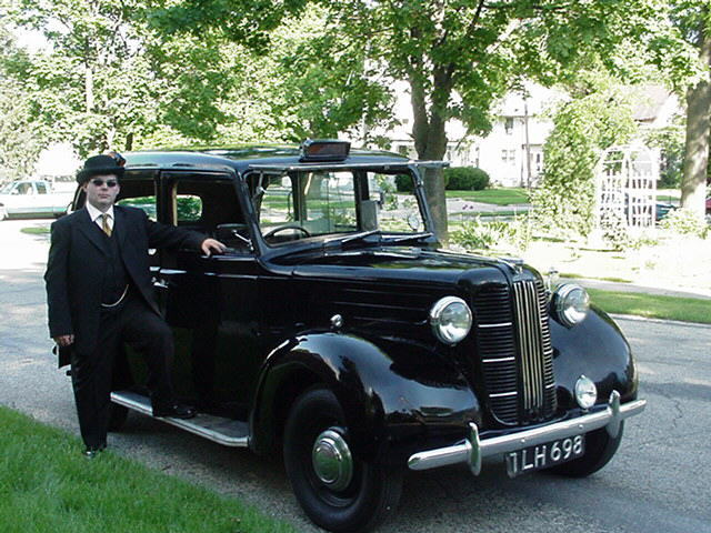 taxi anglais noir classique Londres