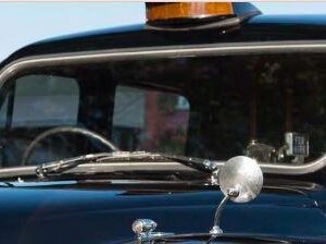 Pare brise avec joint et jonc taxi anglais FX4