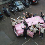 TaxiFun Location taxi anglais rose Gemmyo Paris