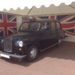 TaxiFun Black Cab Location taxi anglais événement street marketing action commerciale black cab taxi londonien so british British Council Fetes patronales Lyon