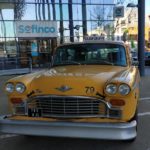 TaxiFun Taxi New Yorkais Yellow Cab pour événement Crédit Agricole SOFINCO