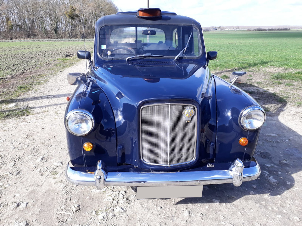 taxi anglais bleu