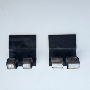 platines retenur vitre taxi anglais deux pieces sur fonds bleu clair
