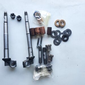 kit de reparation pour les trains avants taxi anglais presente en detail sur fond bleu clair
