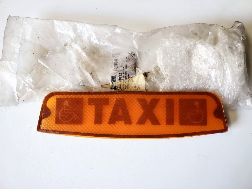 Lentille pour taxi signe