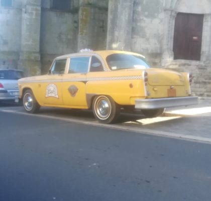 taxi new yorkais yellow cab avec chauffeur voiture de mariage wedding mariage evenement