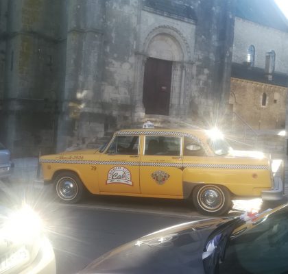 taxi new yorkais yellow cab avec chauffeur voiture de mariage wedding mariage evenement